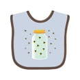 thumbnail image 1 of Inktastic Fireflies Summer Vacation Boys or Girls Baby Bib, 1 of 4
