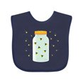 thumbnail image 1 of Inktastic Fireflies Summer Vacation Boys or Girls Baby Bib, 1 of 4