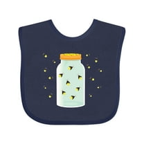 Inktastic Fireflies Summer Vacation Boys or Girls Baby Bib