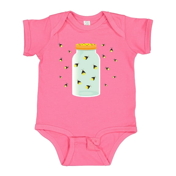 Inktastic Fireflies Summer Vacation Boys or Girls Baby Bodysuit