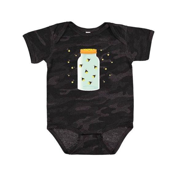 Inktastic Fireflies Summer Vacation Boys or Girls Baby Bodysuit