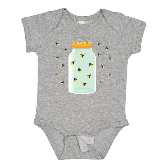 Inktastic Fireflies Summer Vacation Boys or Girls Baby Bodysuit