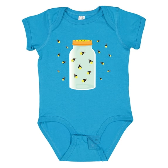 Inktastic Fireflies Summer Vacation Boys or Girls Baby Bodysuit