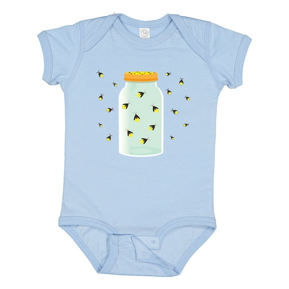 Inktastic Fireflies Summer Vacation Boys or Girls Baby Bodysuit