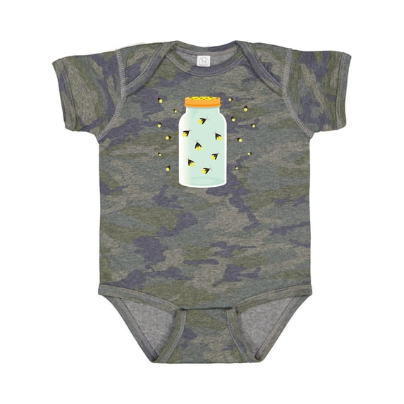 Inktastic Fireflies Summer Vacation Boys or Girls Baby Bodysuit