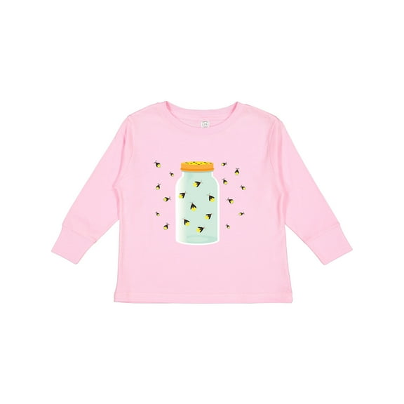 Inktastic Fireflies Summer Vacation Boys or Girls Long Sleeve Toddler T-Shirt