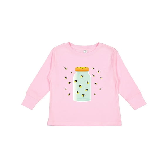 Inktastic Fireflies Summer Vacation Boys or Girls Long Sleeve Toddler T-Shirt