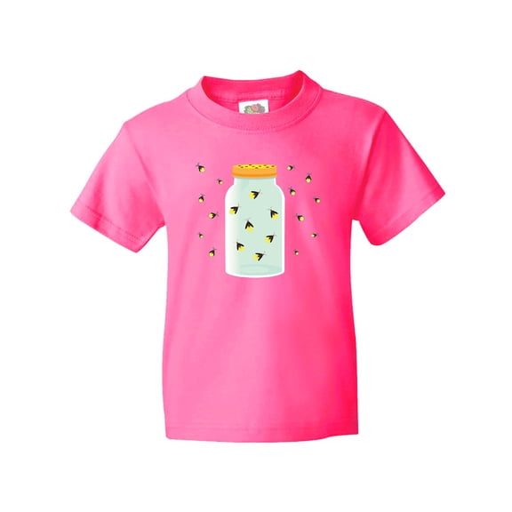 Inktastic Fireflies Summer Vacation Youth T-Shirt