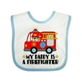 thumbnail image 1 of Inktastic Fireman Daddy is a Firefighter Boys or Girls Baby Bib, 1 of 4