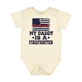 thumbnail image 1 of Inktastic Fireman Daddy is a Firefighter Boys or Girls Baby Bodysuit, 1 of 5