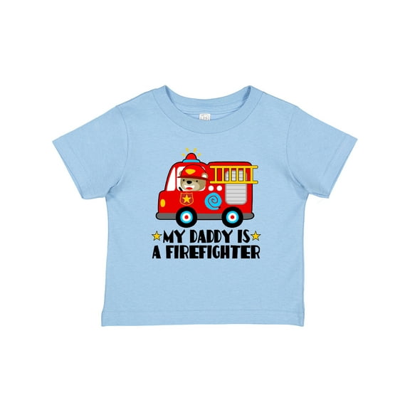 Inktastic Fireman Daddy is a Firefighter Boys or Girls Baby T-Shirt