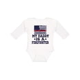 thumbnail image 1 of Inktastic Fireman Daddy is a Firefighter Boys or Girls Long Sleeve Baby Bodysuit, 1 of 5