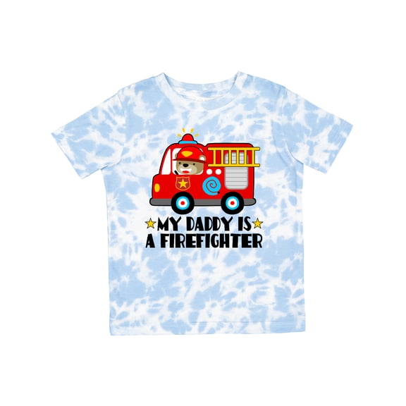 Inktastic Fireman Daddy is a Firefighter Boys or Girls Toddler T-Shirt