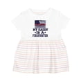 thumbnail image 1 of Inktastic Fireman Daddy is a Firefighter Girls Baby Dress, 1 of 5