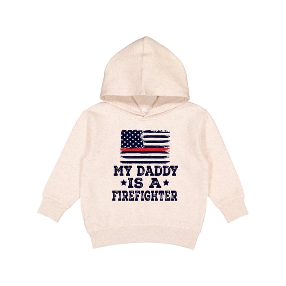 Inktastic Fireman Daddy is a Firefighter Toddler Hoodie