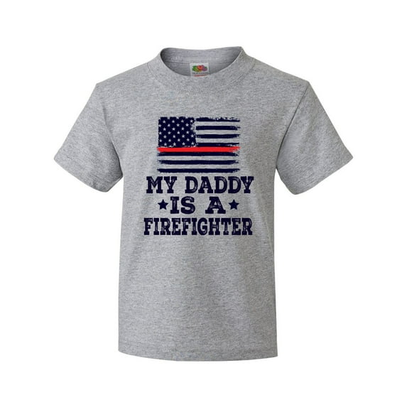 Inktastic Fireman Daddy is a Firefighter Youth T-Shirt