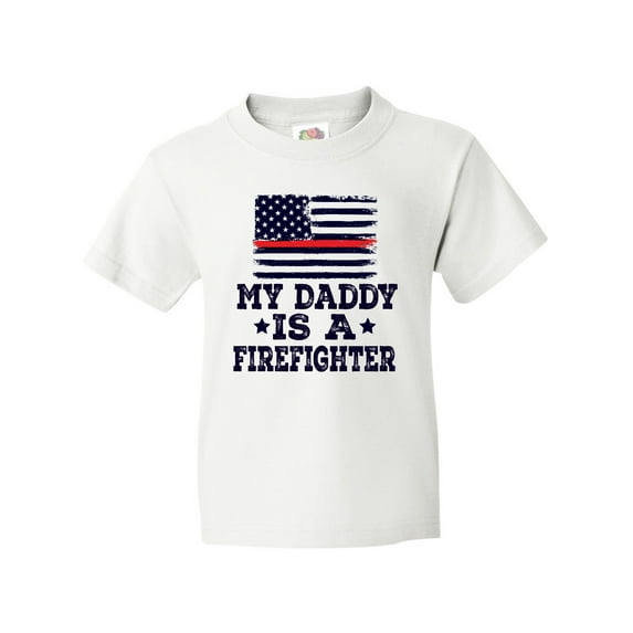 Inktastic Fireman Daddy is a Firefighter Youth T-Shirt