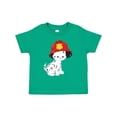 thumbnail image 1 of Inktastic Fireman Dog, Cute Dog, Puppy, Doggo, Dalmatian Boys or Girls Toddler T-Shirt, 1 of 5
