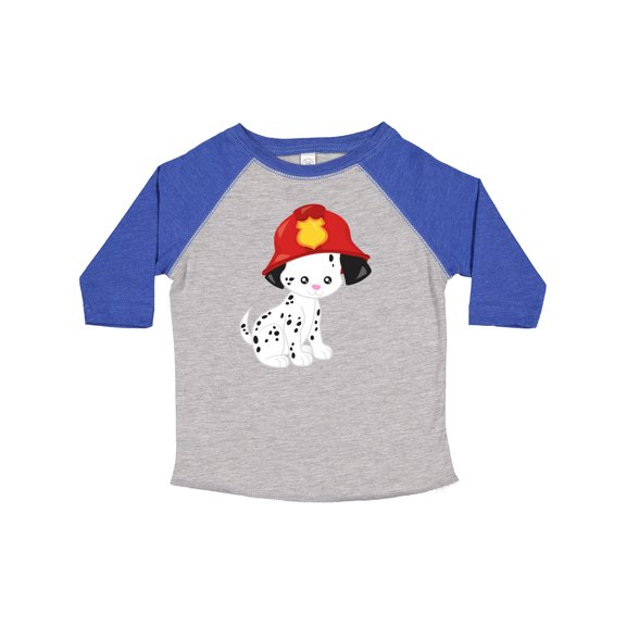 Inktastic Fireman Dog, Cute Dog, Puppy, Doggo, Dalmatian Boys or Girls Toddler T-Shirt