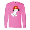 thumbnail image 1 of Inktastic Fireman Dog, Cute Dog, Puppy, Doggo, Dalmatian Long Sleeve T-Shirt, 1 of 5