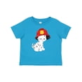 thumbnail image 1 of Inktastic Fireman Dog, Dalmatian, Dog With Fireman Helmet Boys or Girls Baby T-Shirt, 1 of 5