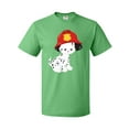 thumbnail image 1 of Inktastic Fireman Dog, Dalmatian, Dog With Fireman Helmet T-Shirt, 1 of 5