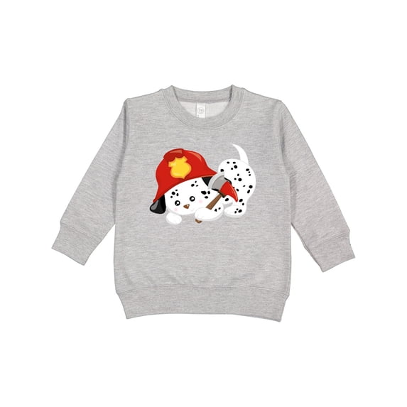 Inktastic Fireman Dog, Firefighter, Dalmatian, Cute Dog, Puppy Toddler Sweatshirt