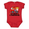 thumbnail image 1 of Inktastic Fireman Uncle is a Firefighter Boys or Girls Baby Bodysuit, 1 of 5