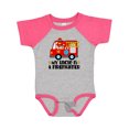 thumbnail image 1 of Inktastic Fireman Uncle is a Firefighter Boys or Girls Baby Bodysuit, 1 of 5