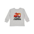 thumbnail image 1 of Inktastic Fireman Uncle is a Firefighter Boys or Girls Long Sleeve Toddler T-Shirt, 1 of 5