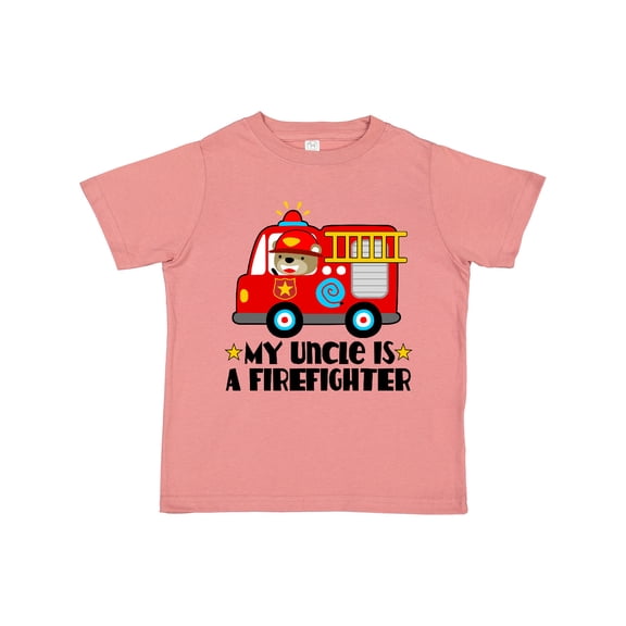 Inktastic Fireman Uncle is a Firefighter Boys or Girls Toddler T-Shirt