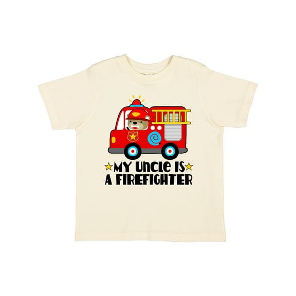 Inktastic Fireman Uncle is a Firefighter Boys or Girls Toddler T-Shirt