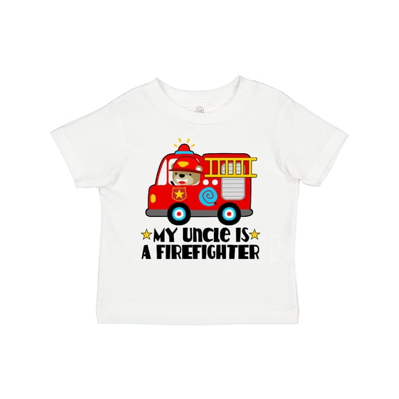 Inktastic Fireman Uncle is a Firefighter Boys or Girls Toddler T-Shirt