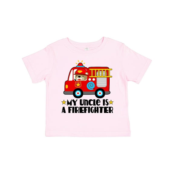 Inktastic Fireman Uncle is a Firefighter Boys or Girls Toddler T-Shirt