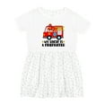 thumbnail image 1 of Inktastic Fireman Uncle is a Firefighter Girls Toddler Dress, 1 of 5