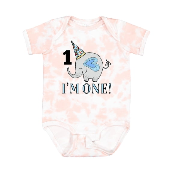 Inktastic First Birthday 1 Year Old Boy Boys or Girls Baby Bodysuit