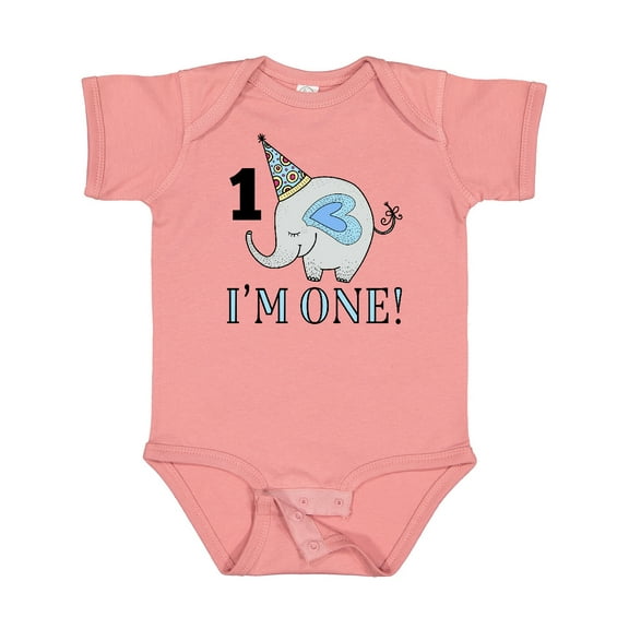 Inktastic First Birthday 1 Year Old Boy Boys or Girls Baby Bodysuit