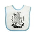 thumbnail image 1 of Inktastic First Birthday 1 Year Old Boys Bear Boys or Girls Baby Bib, 1 of 4