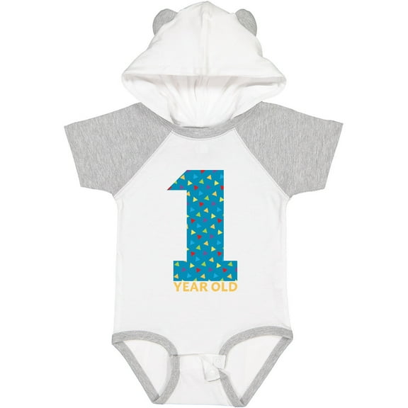 Inktastic First Birthday-1 Year Old Boys or Girls Baby Bodysuit