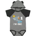 thumbnail image 1 of Inktastic First Birthday 1 Year Old Dolphin Boys or Girls Baby Bodysuit, 1 of 5
