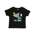 thumbnail image 1 of Inktastic First Birthday 1 Year Old Dolphin Boys or Girls Baby T-Shirt, 1 of 5