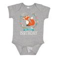 thumbnail image 1 of Inktastic First Birthday 1 Year Old Girl Fox Girls Baby Bodysuit, 1 of 5
