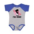 thumbnail image 1 of Inktastic First Birthday 1 Year Old Girl Unicorn Girls Baby Bodysuit, 1 of 5