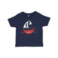 thumbnail image 1 of Inktastic First Birthday-1 Year Old Red Boat Boys or Girls Baby T-Shirt, 1 of 5