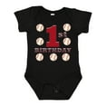 thumbnail image 1 of Inktastic First Birthday Baseball Boys Baby Bodysuit, 1 of 5