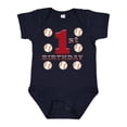 thumbnail image 1 of Inktastic First Birthday Baseball Boys Baby Bodysuit, 1 of 5