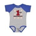 thumbnail image 1 of Inktastic First Birthday Baseball Boys Baby Bodysuit, 1 of 5