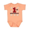 thumbnail image 1 of Inktastic First Birthday Baseball Boys Baby Bodysuit, 1 of 5