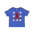 thumbnail image 1 of Inktastic First Birthday Baseball Boys Baby T-Shirt, 1 of 5
