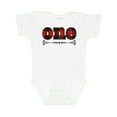 thumbnail image 1 of Inktastic First Birthday Buffalo Plaid Lumberjack Boys or Girls Baby Bodysuit, 1 of 5